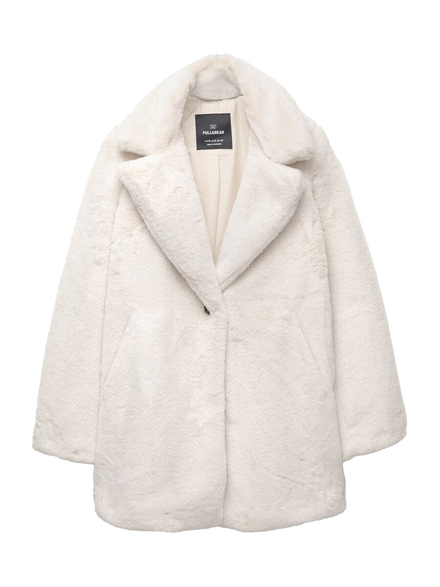 

Пальто межсезонное Pull&Bear, экрю