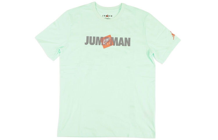

Футболка Jumpman мужская пастельно-зеленая Jordan, пастельно-зеленый