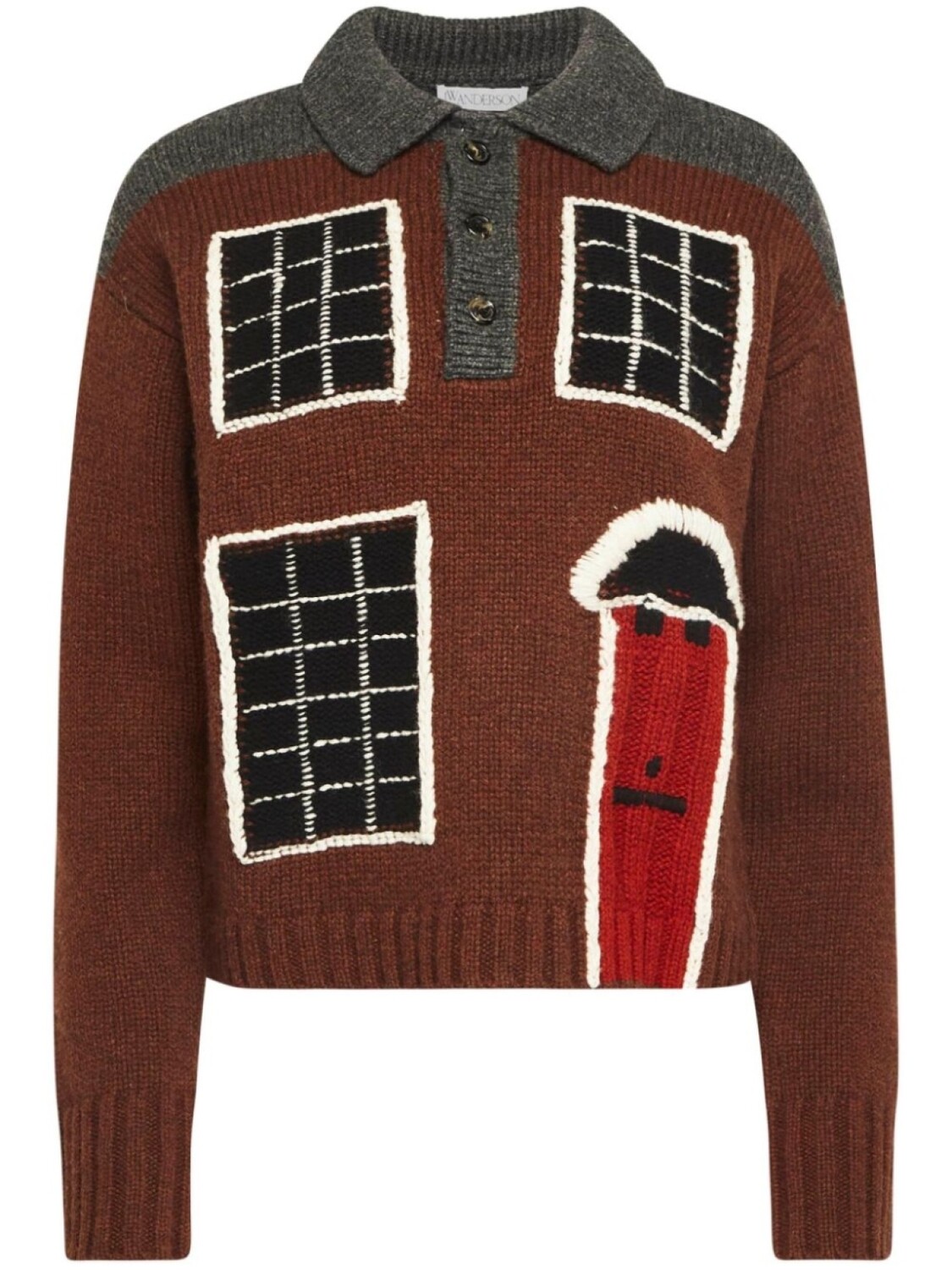 

Джемпер House JW Anderson, коричневый
