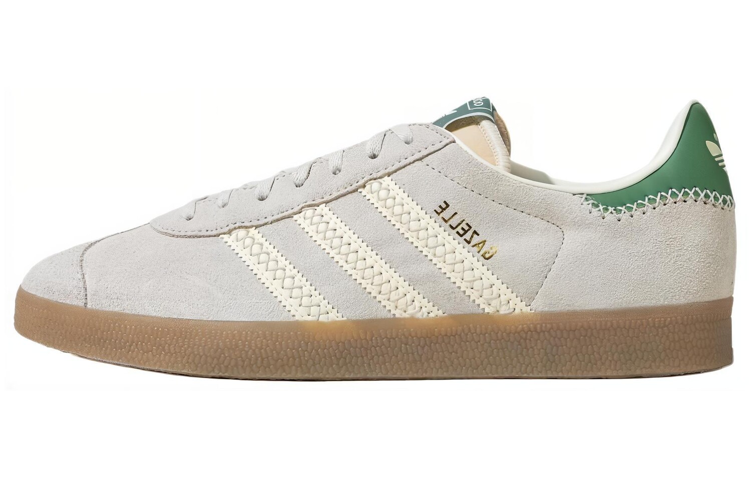Кроссовки Adidas Originals Gazelle Skateboarding Unisex, бежевый/зеленый
