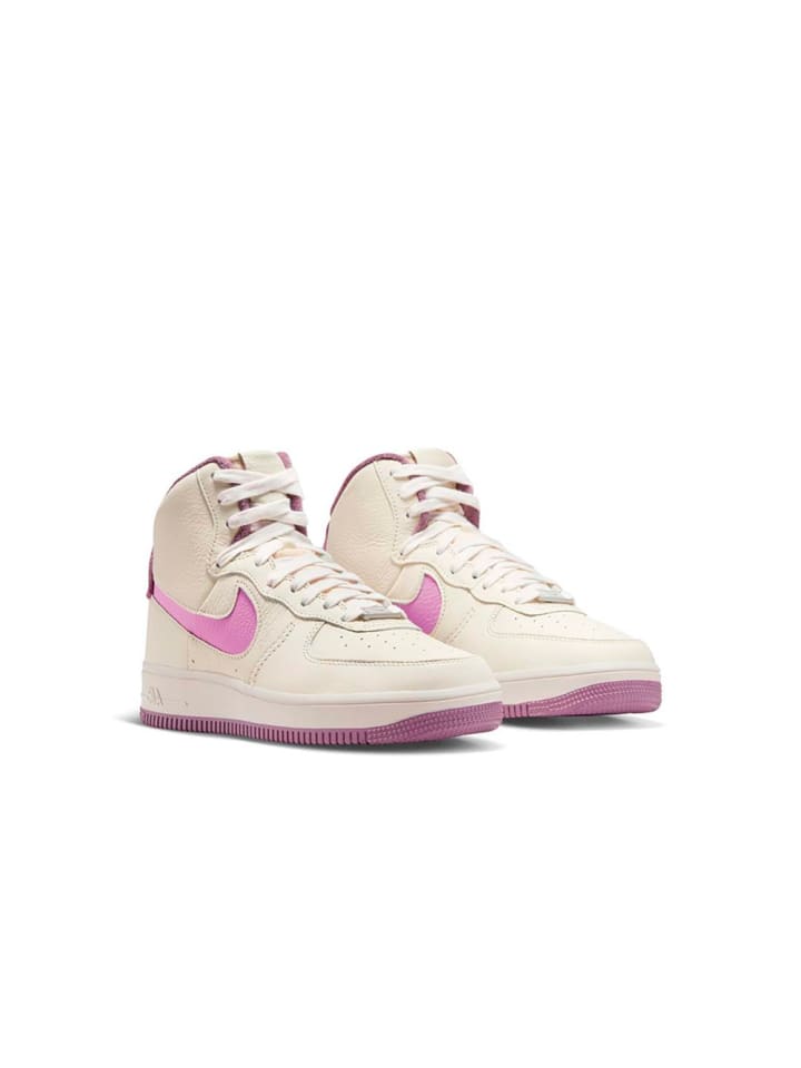 Кроссовки на шнуровке Nike, цвет 100-weiß/lila — фото 2