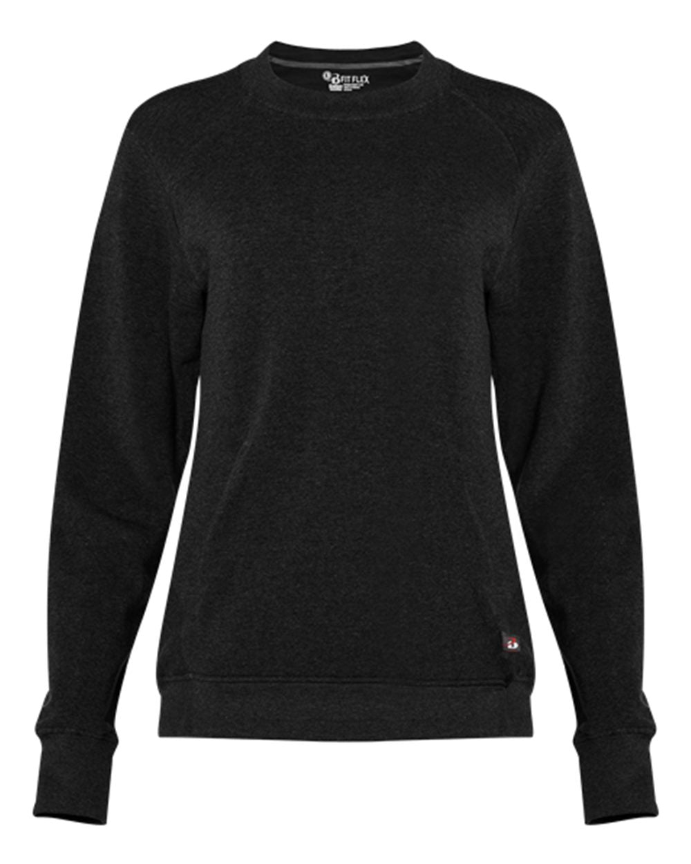 

Женская толстовка FitFlex из французского трикотажа Badger, черный