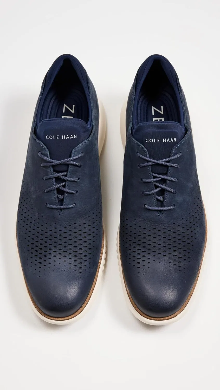 Туфли Cole Haan Men's 2nd Zerogrand Laser Wing Oxford, Navy Blazer Ivory — фото 4