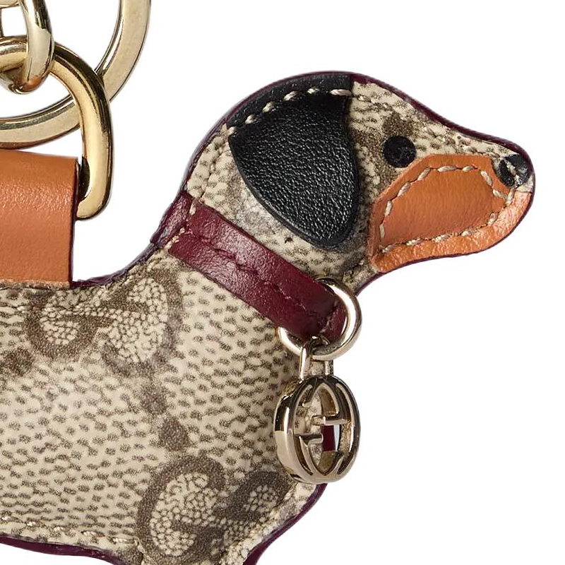 Шарм для сумки Gucci из лакированного полотна — фото 4