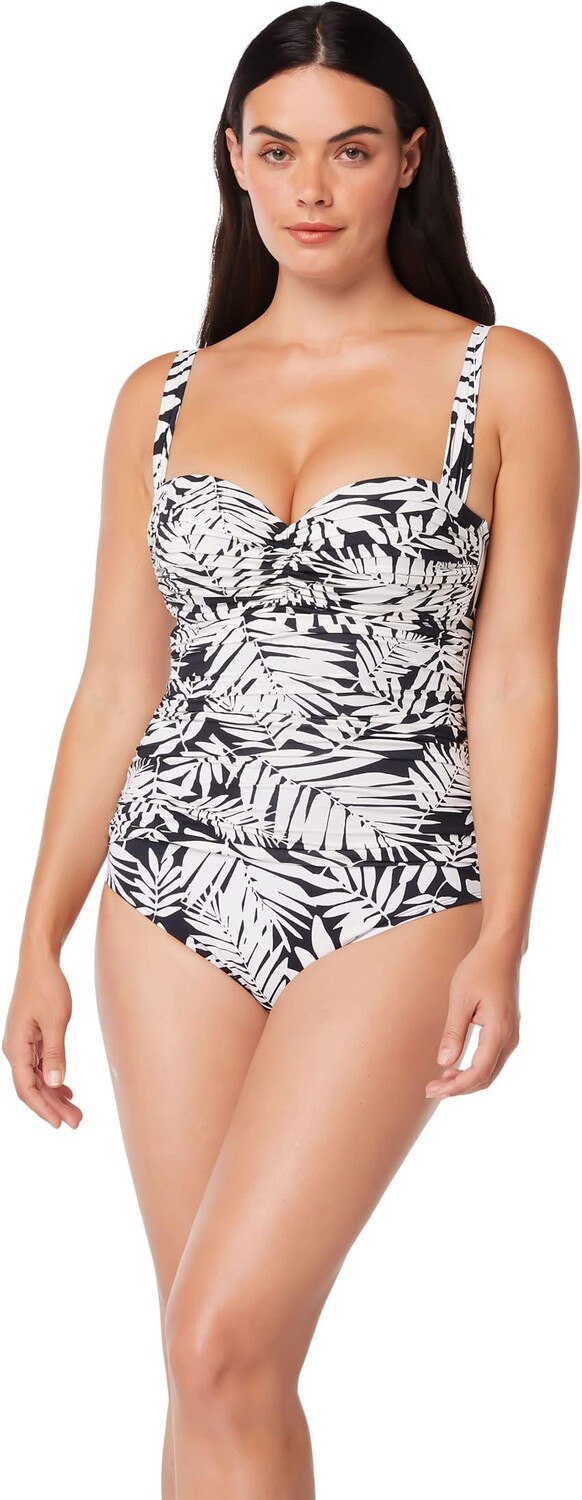

Купальник Bleu Rod Beattie Urban Oasis Shirred Bandeau Mio, черный
