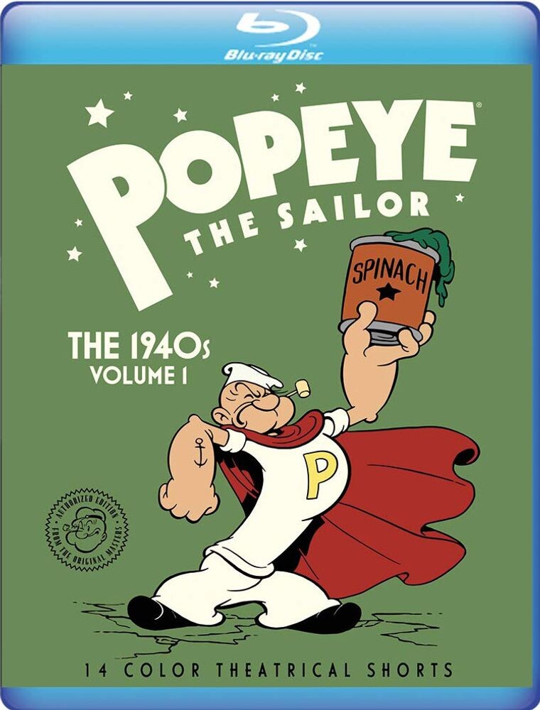 

Диск Blu-ray Popeye The Sailor: Vol. 1: 40s