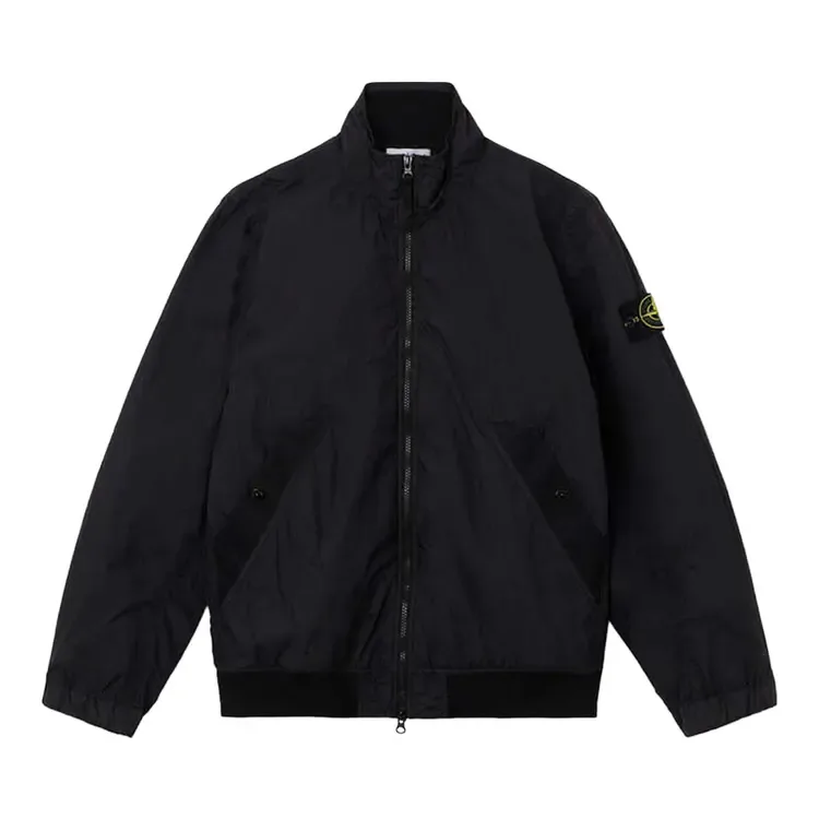 Легкая куртка Stone Island Crinkle Reps NY, цвет «черный»