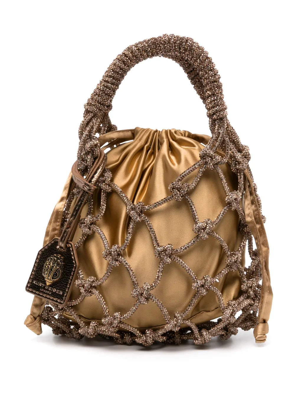 

Сумка-тоут с кристаллами Kurt Geiger London, золотой