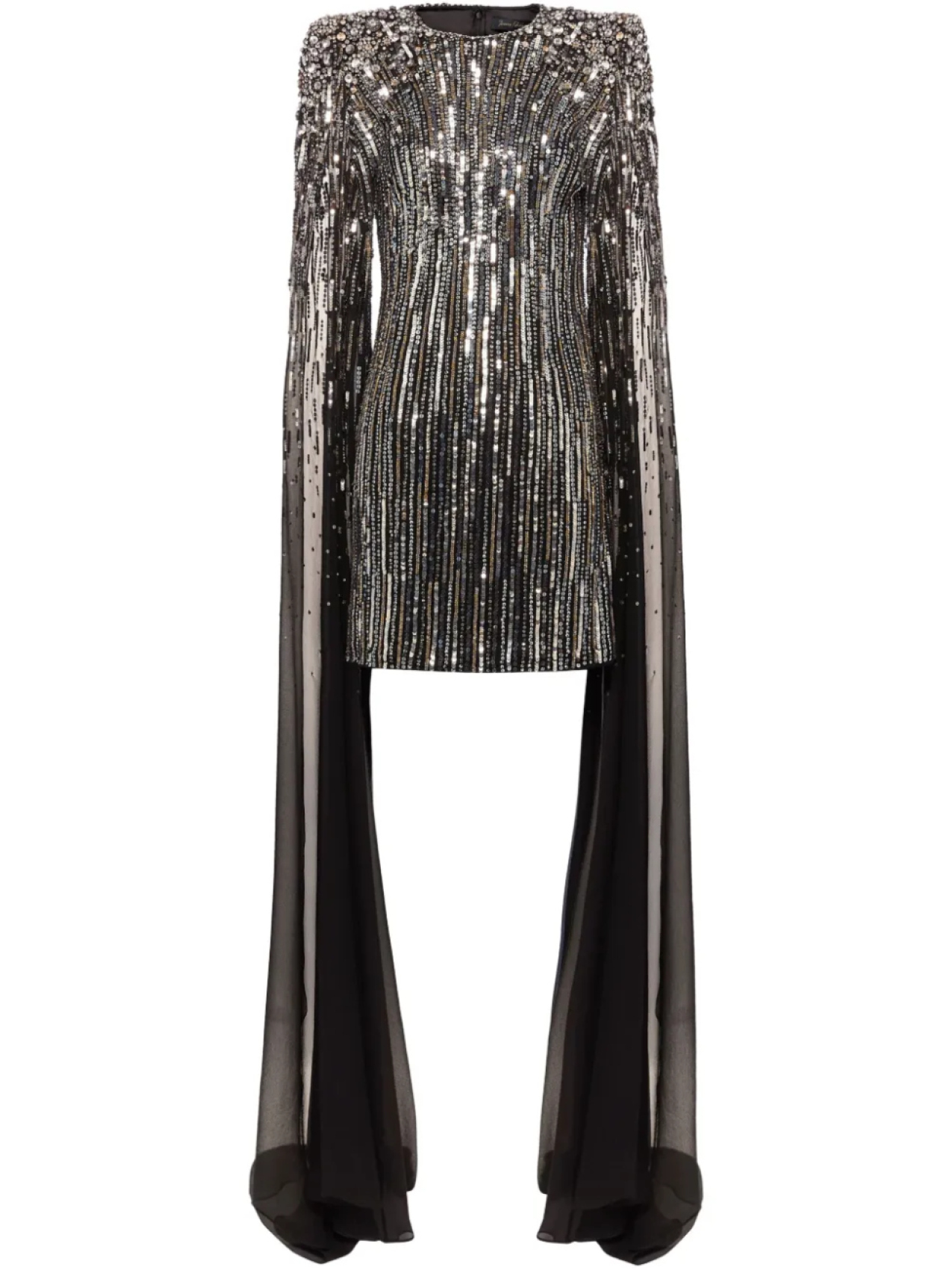 

Jenny Packham платье мини Nessa, черный