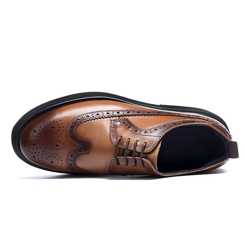 Туфли мужские низкие Aston M.Jazz, цвет Brown (thick sole style) — фото 4