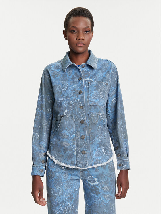 

Джинсовая рубашка loose fit Pasleyblue 25WWEW68 Desigual, синий