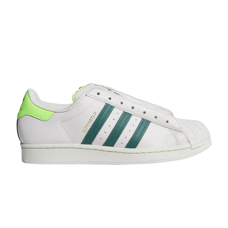 

Кроссовки adidas Superstar Laceless 'Grey Collegiate Green', серый