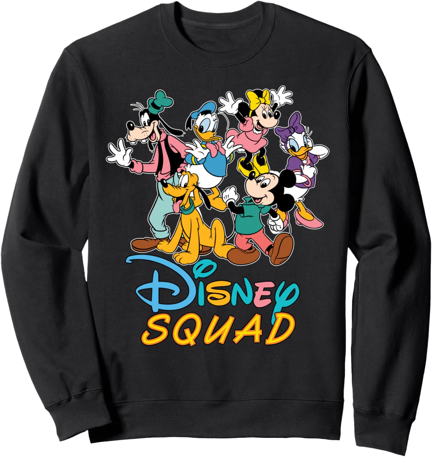 

Групповая толстовка Disney с изображением Микки Мауса и его друзей, черный