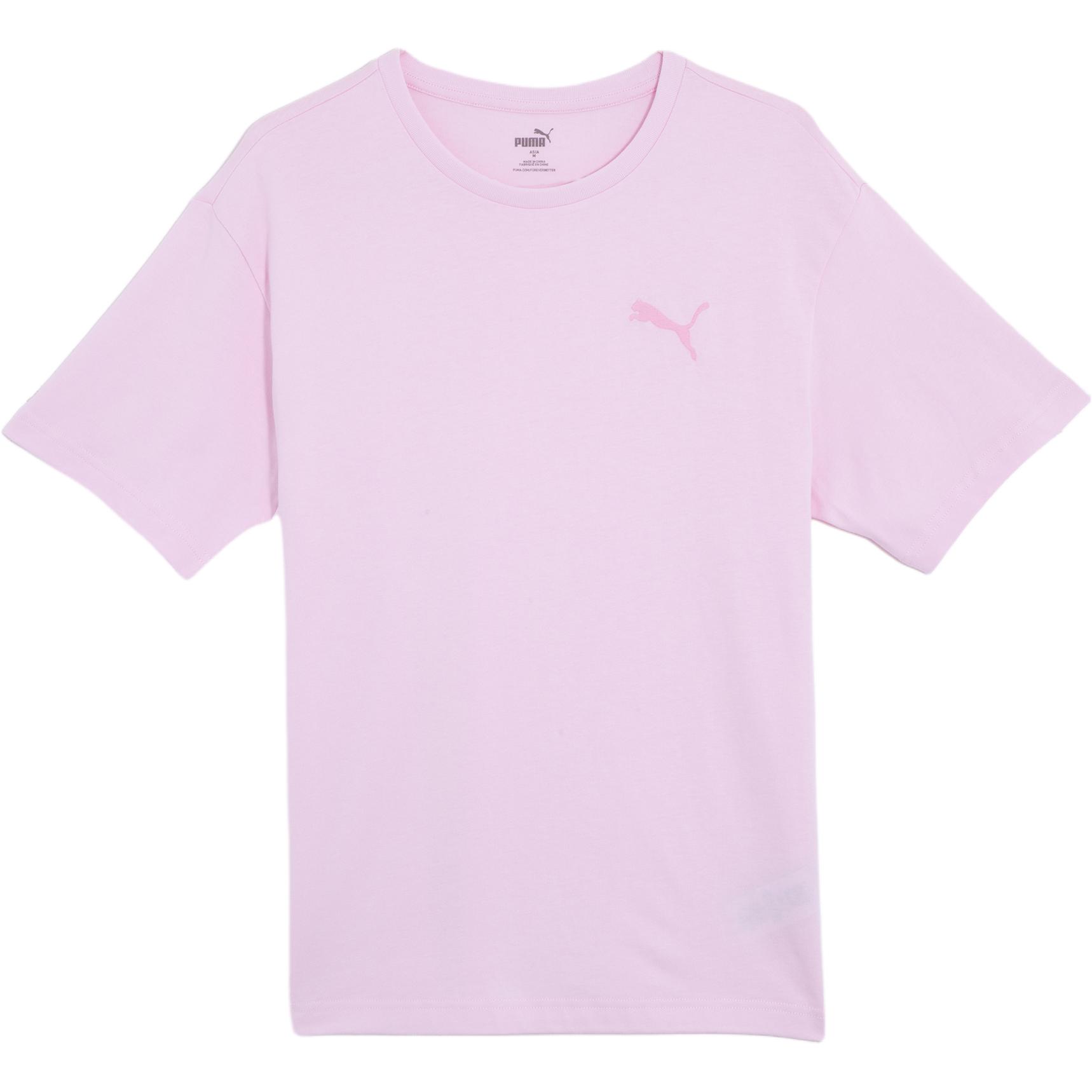 

Футболка базовая мужская светло-розовая PUMA