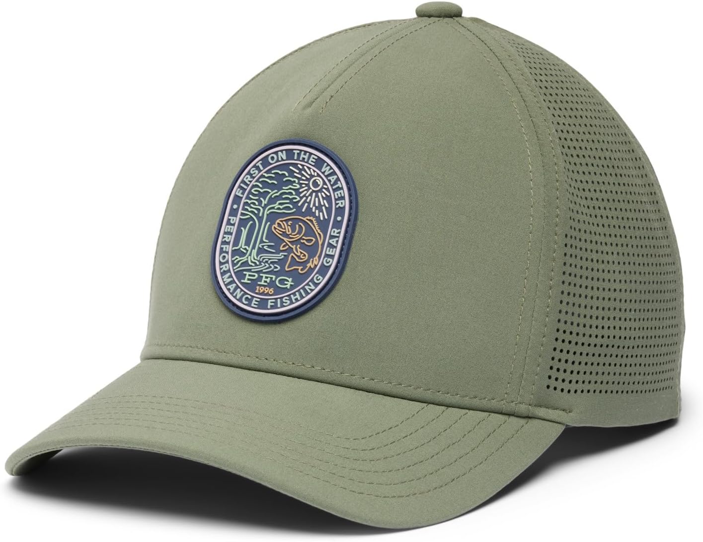 

Columbia Unisex-Adult PFG Elite 3D Stretch Snap Back, Cypress/Guadalupe Seasonal
