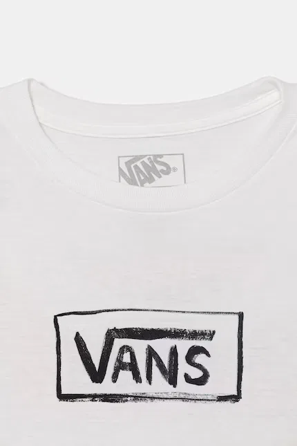 Футболка хлопковая Vans, белый — фото 3