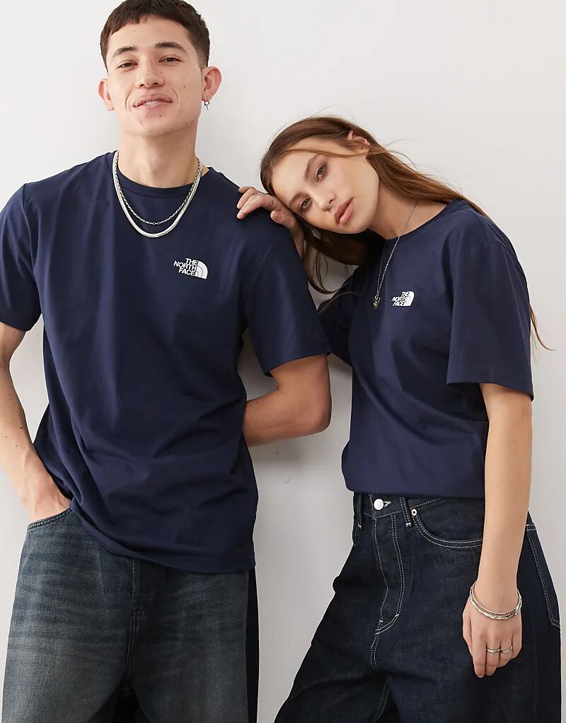 

Футболка Simple Dome с логотипом темно-синего цвета The North Face