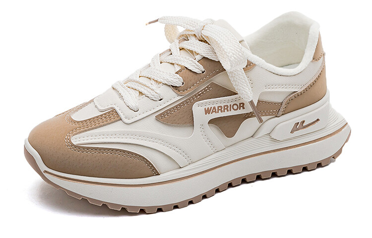 

Кроссовки WARRIOR Chunky Sneakers Women's Low-top Khaki, цвет Mikaki (velvet)
