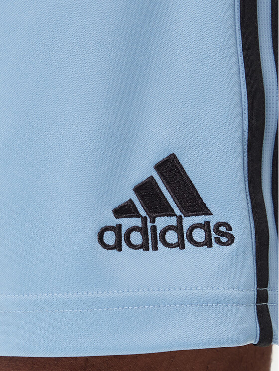 Спортивные шорты regular fit Teamgeist adicolor JW1348 Adidas, голубой — фото 4