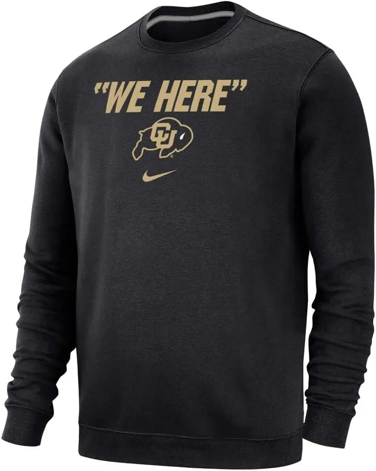 Мужская флисовая толстовка Nike Colorado Buffaloes We Here Club