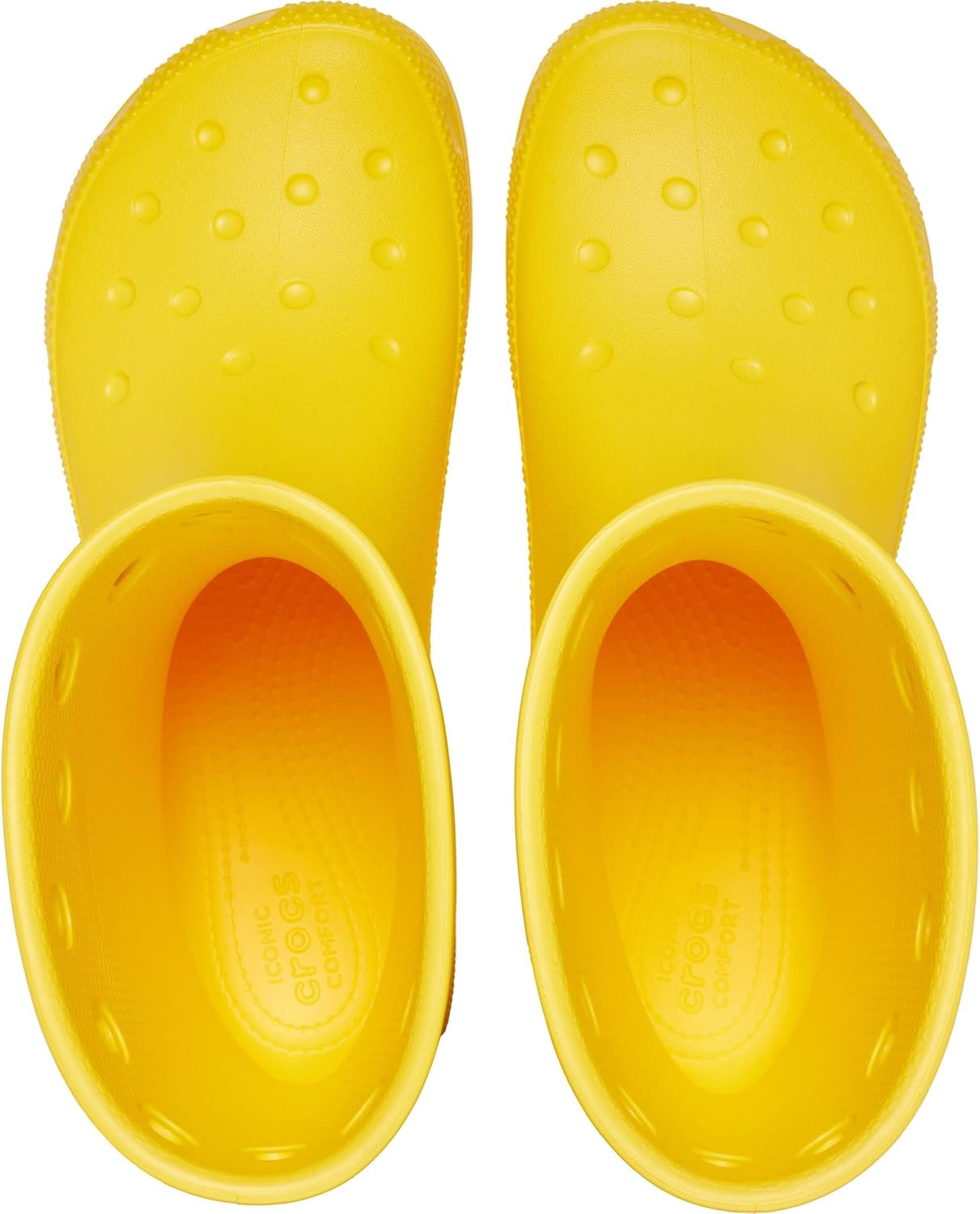Унисекс резиновые сапоги Crocs Classic, Sunflower — фото 3