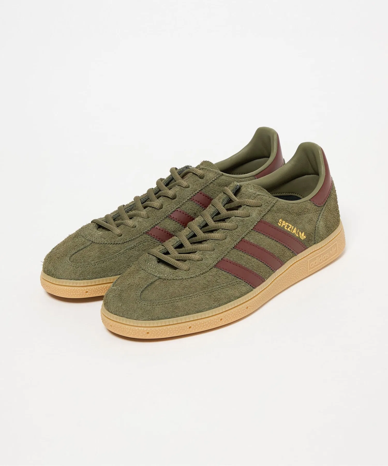 Мужские кроссовки Handball Spezial adidas Originals зелёные — фото 2