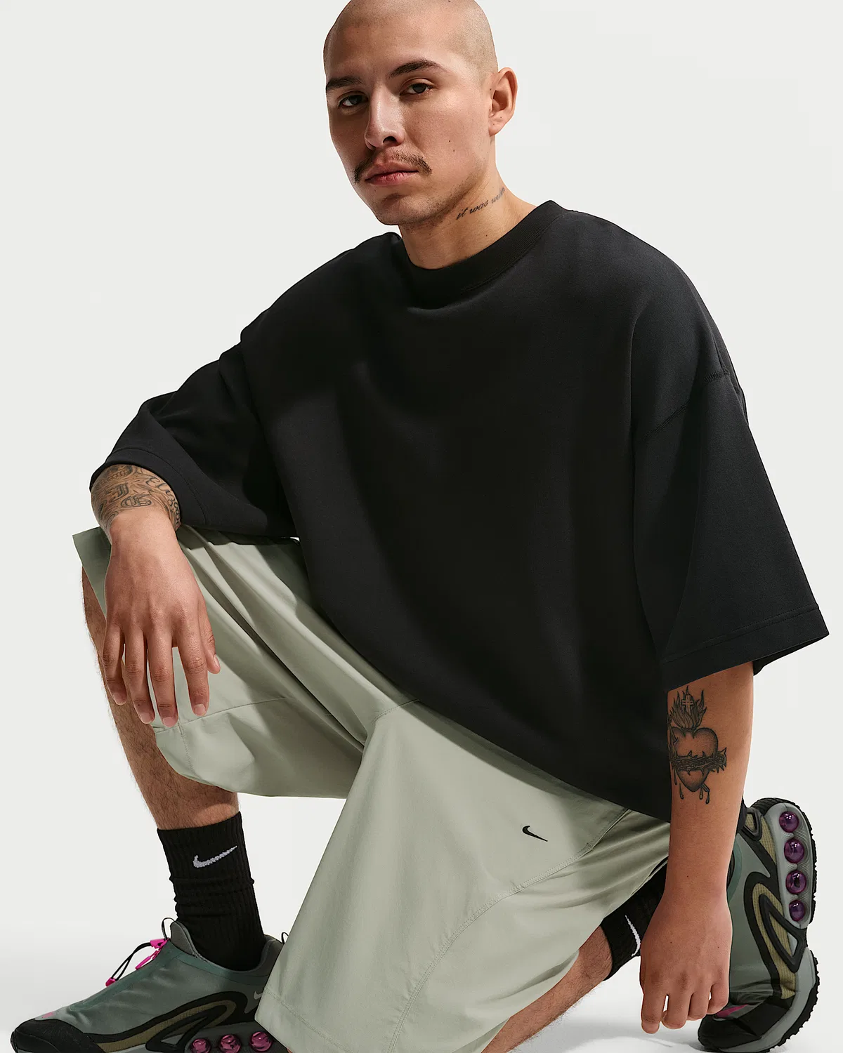 Мужские шорты Dri-FIT Nike Tech Helios, Spruce Fog/Black — фото 4