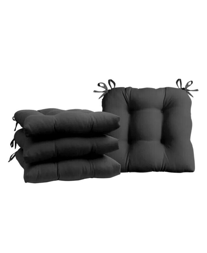 

Набор из четырех подушек для стула из микроволокна Arlee Home Fashions, зеленый