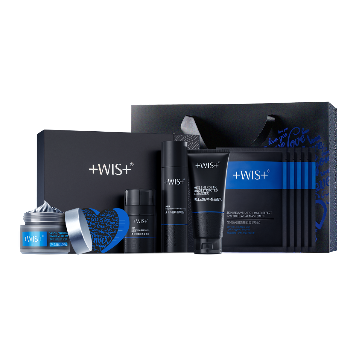 

Набор для ухода за кожей energizing radiance для мужчин relaxed WIS