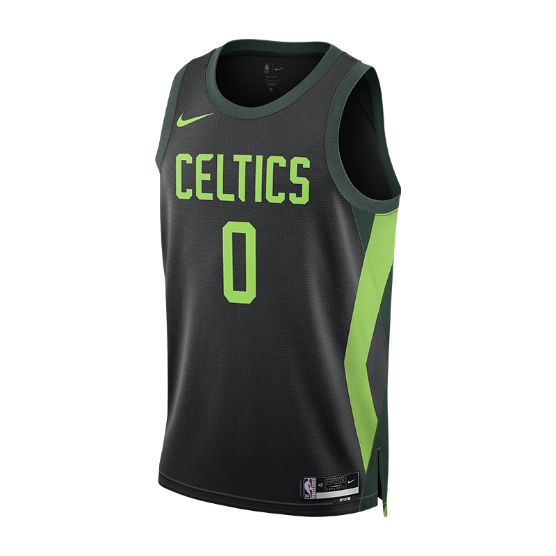 

Джерси мужская dri fit nba swingman boston celtics городская версия 2024/25 jayson tatum Nike, черный