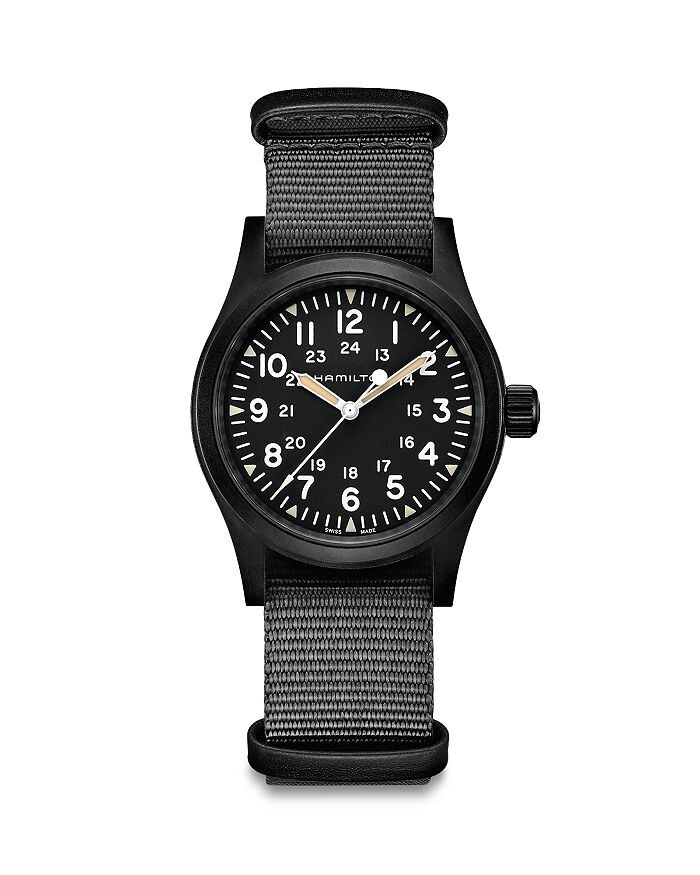 

Механические часы Hamilton 38 мм, хаки
