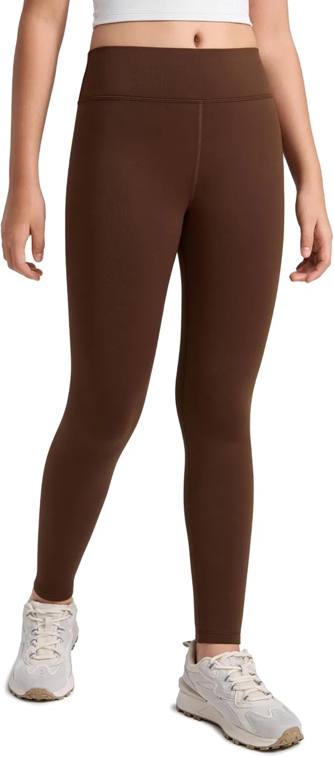 Леггинсы для девочек CRZ YOGA, термофлис, Lava Brown