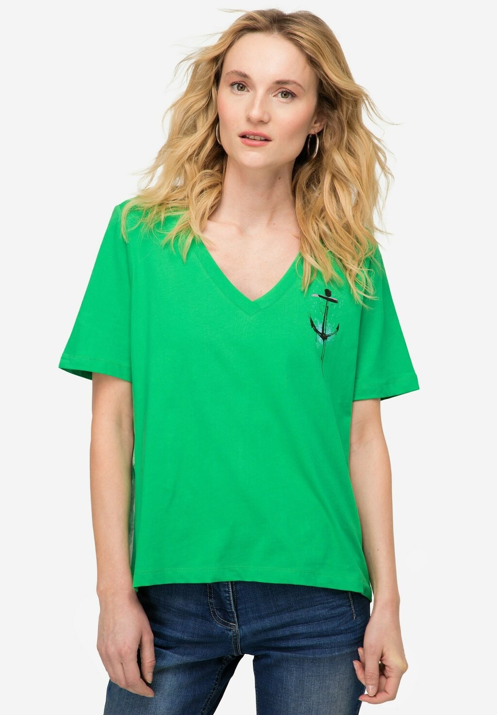 

Футболка с принтом LAURASØN, цвет fern green