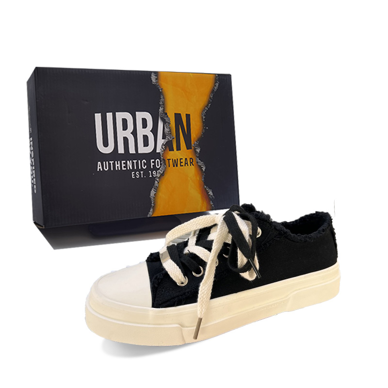 

Нескользящие износостойкие низкие мужские кроссовки URBAN AUTHENTIC, Black