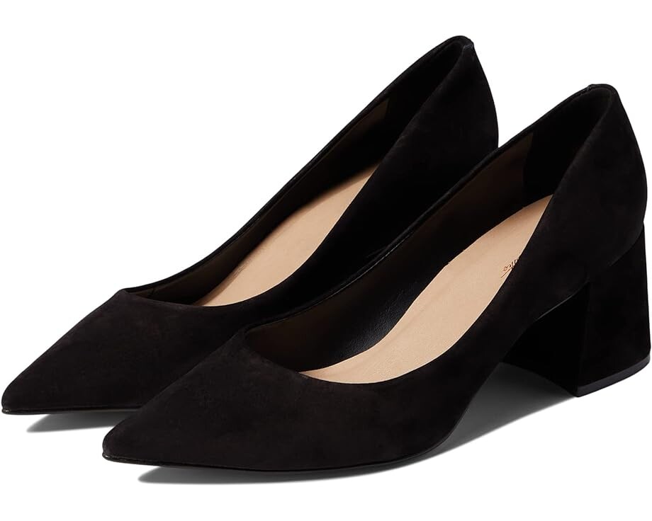 

Туфли Massimo Matteo Anastasia Block Heel Pump, цвет Black Nubuck