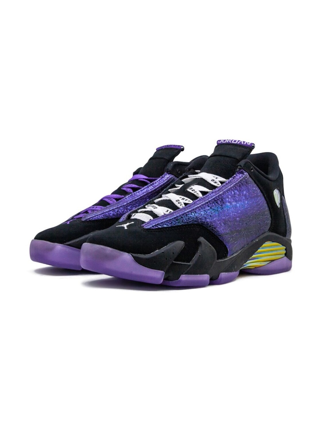 Jordan кроссовки Air Jordan 14 Retro DB (GS) из коллаборации с Doernbecher, черный — фото 2
