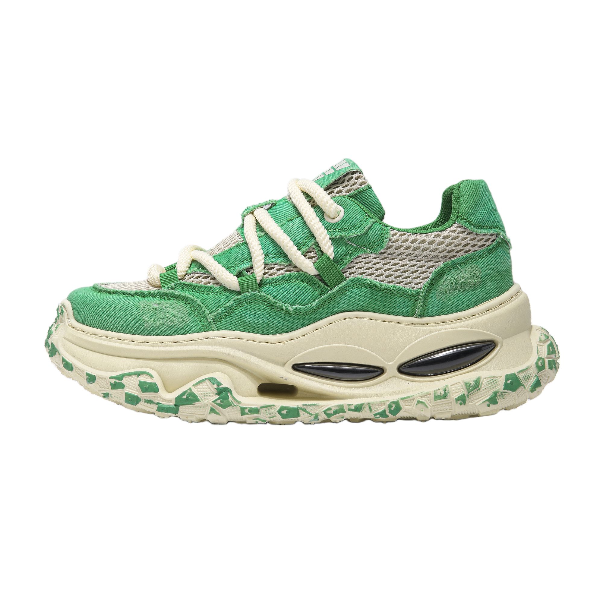 

Износостойкие низкие кроссовки для детей и подростков Kung Fu partners, зеленый