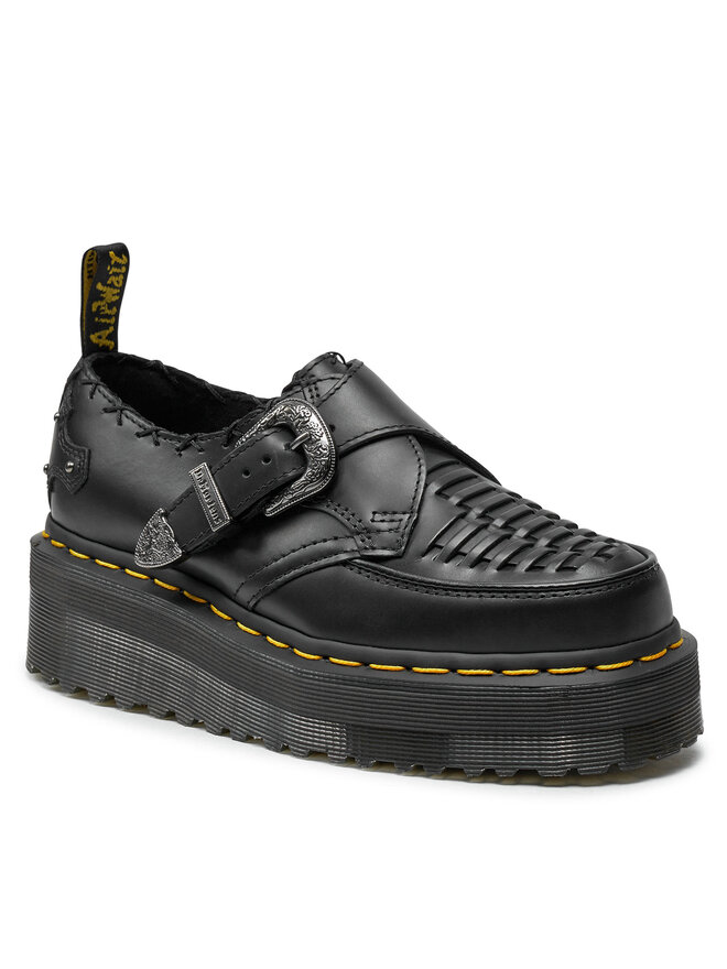 Туфли на плоской подошве Dr. Martens Ramsey Quad 31680001, черный — фото 2
