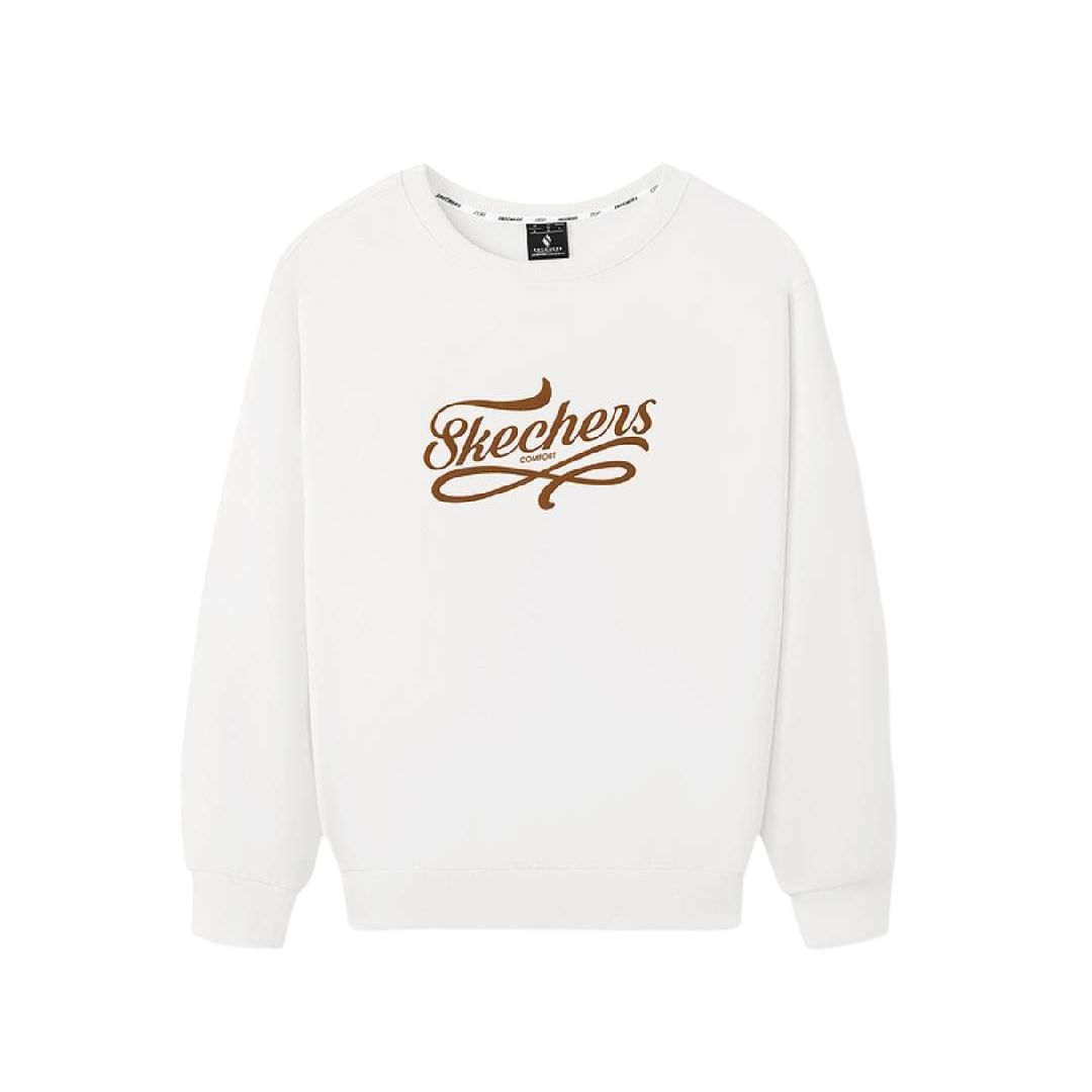 

Skechers Свитшот Women's Marshmallow White/0074 с круглым вырезом, Белый, Skechers Свитшот Women's Marshmallow White/0074 с круглым вырезом