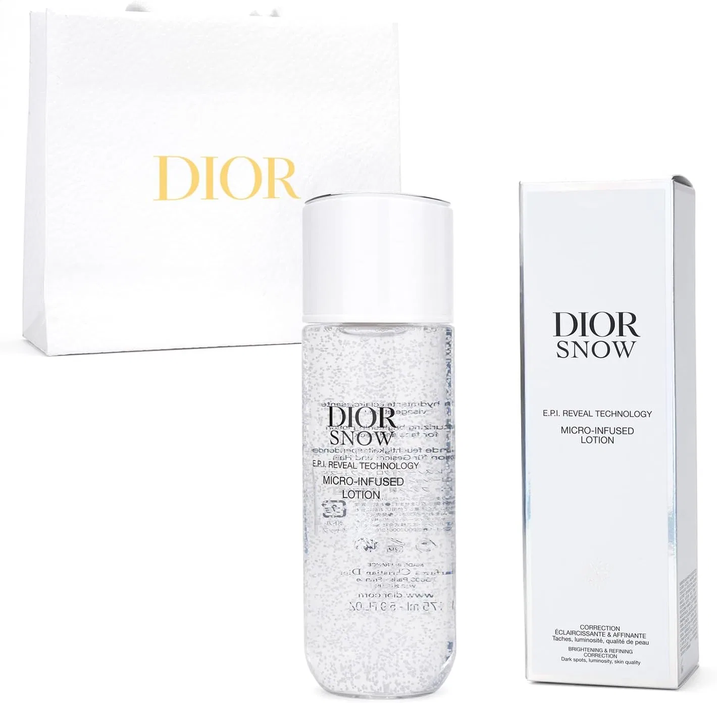 Лосьон Dior Snow Micro Infused Lotion, 175 мл, прозрачный