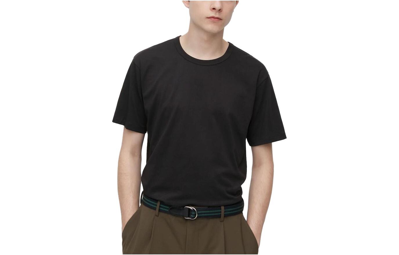 

Футболка мужская черная - 09 Uniqlo, черный