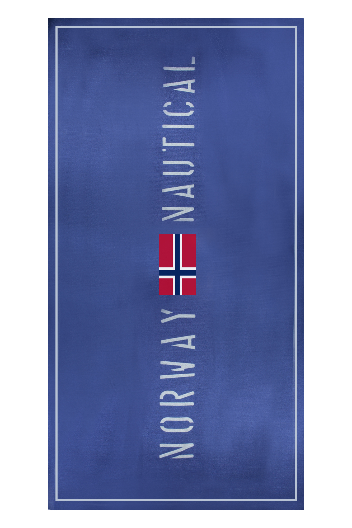 

Пляжное полотенце Norway 1963 с логотипом, синий