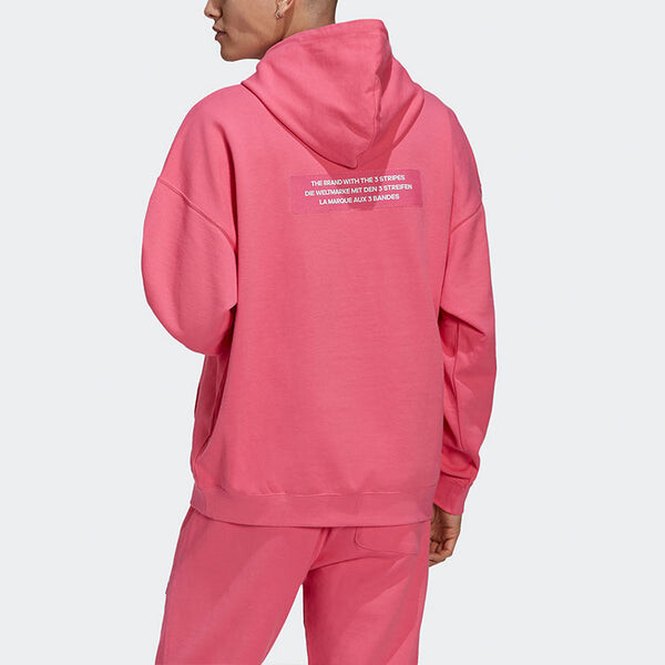 Толстовка originals big trfl logo pink Adidas, розовый — фото 4