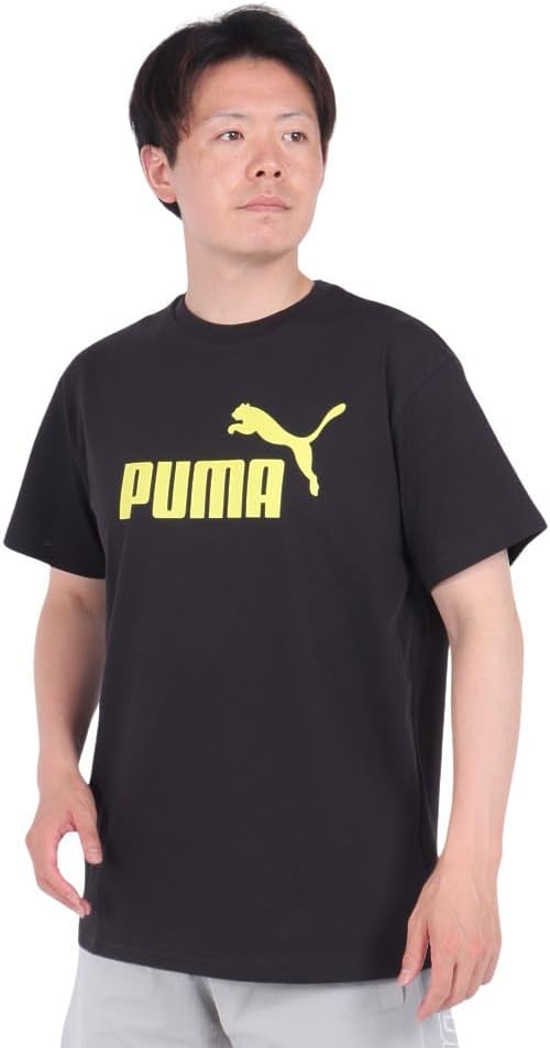 

Мужская футболка PUMA ESS+ MX No. 1 Logo Relaxed SS (680695), черный