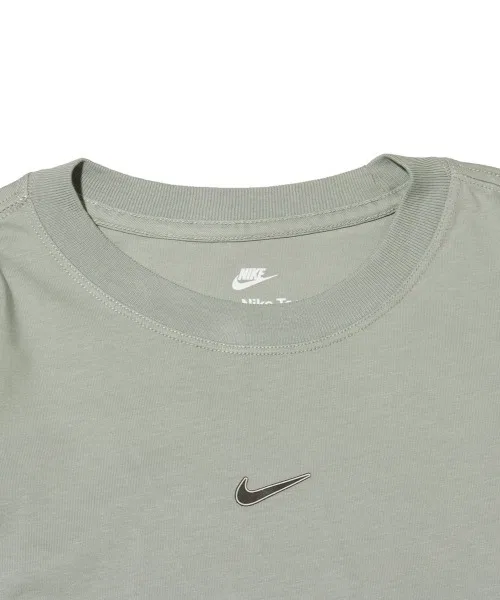 Женская футболка NIKE Phoenix с длинным рукавом зелёная — фото 2