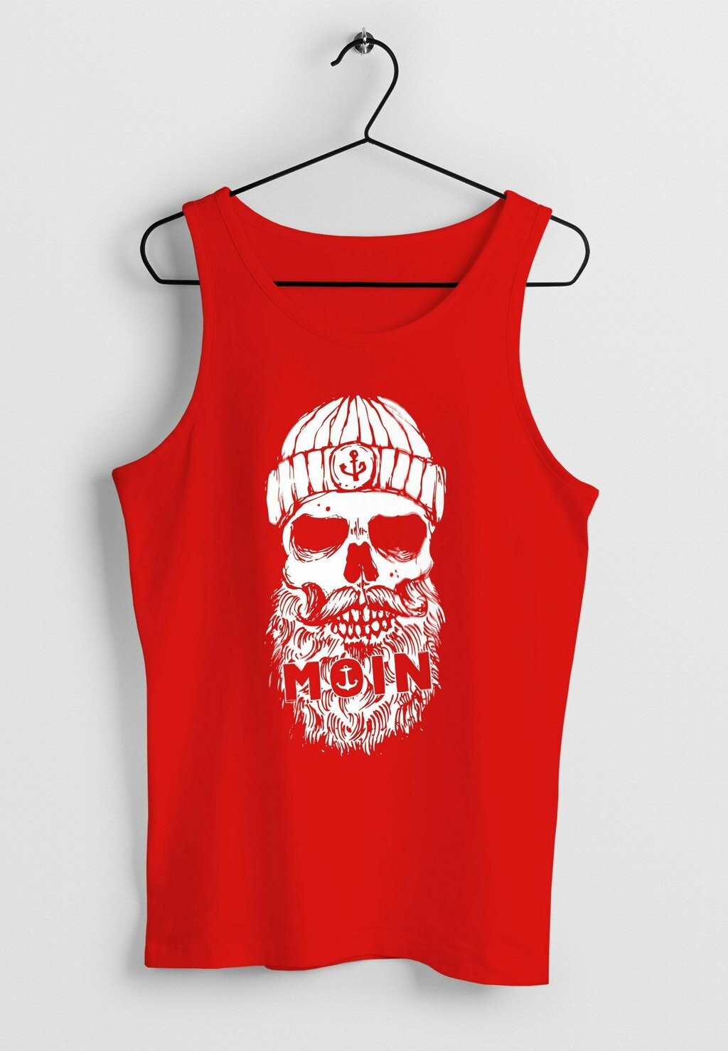 

Топ MOIN TOTENKOPF ANKER SKULL MUSKELMUSCLE SH Neverless, красный