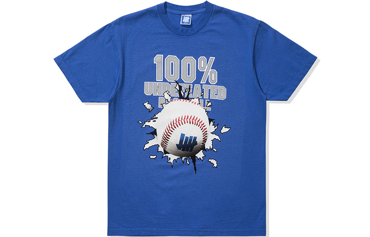 

Футболка прямого кроя SS22, унисекс Undefeated, синий