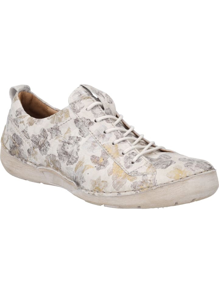 Элегантные туфли на шнуровке Josef Seibel, цвет creme/multi