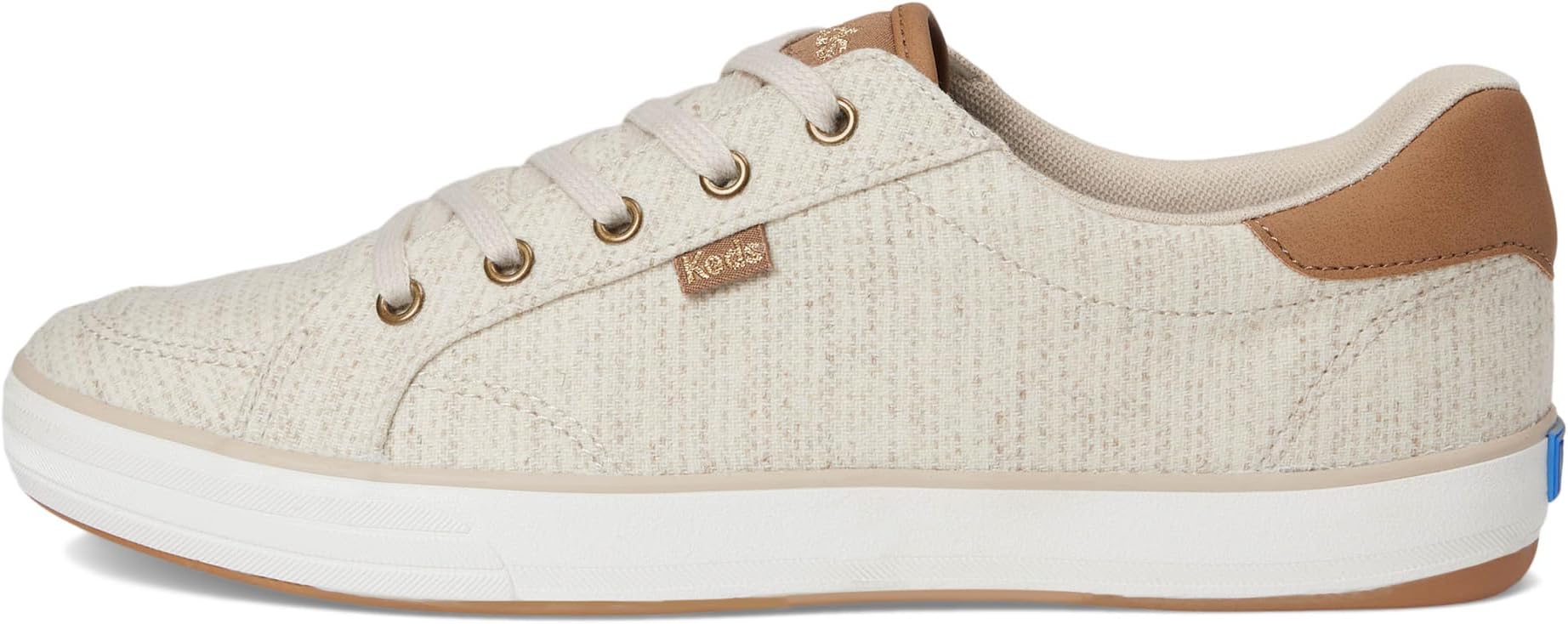 Кроссовки Keds Center III Lace Up, цвет Oatmeal Fall Tweed — фото 4