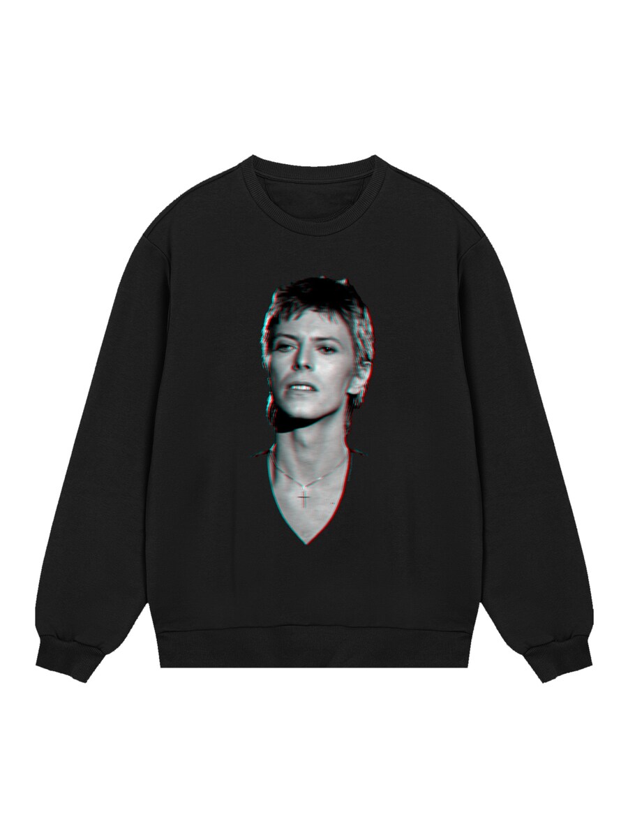 

Толстовка F4NT4STIC TV Times Pop Star David Bowie Portrait 1977, черный